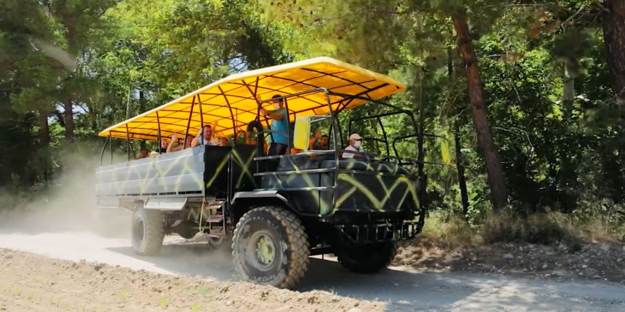 Alanya Monster Приключенческий Тур: 5-в-1 Джет Лодка, Рафтинг и Зиплайн Аттракционы